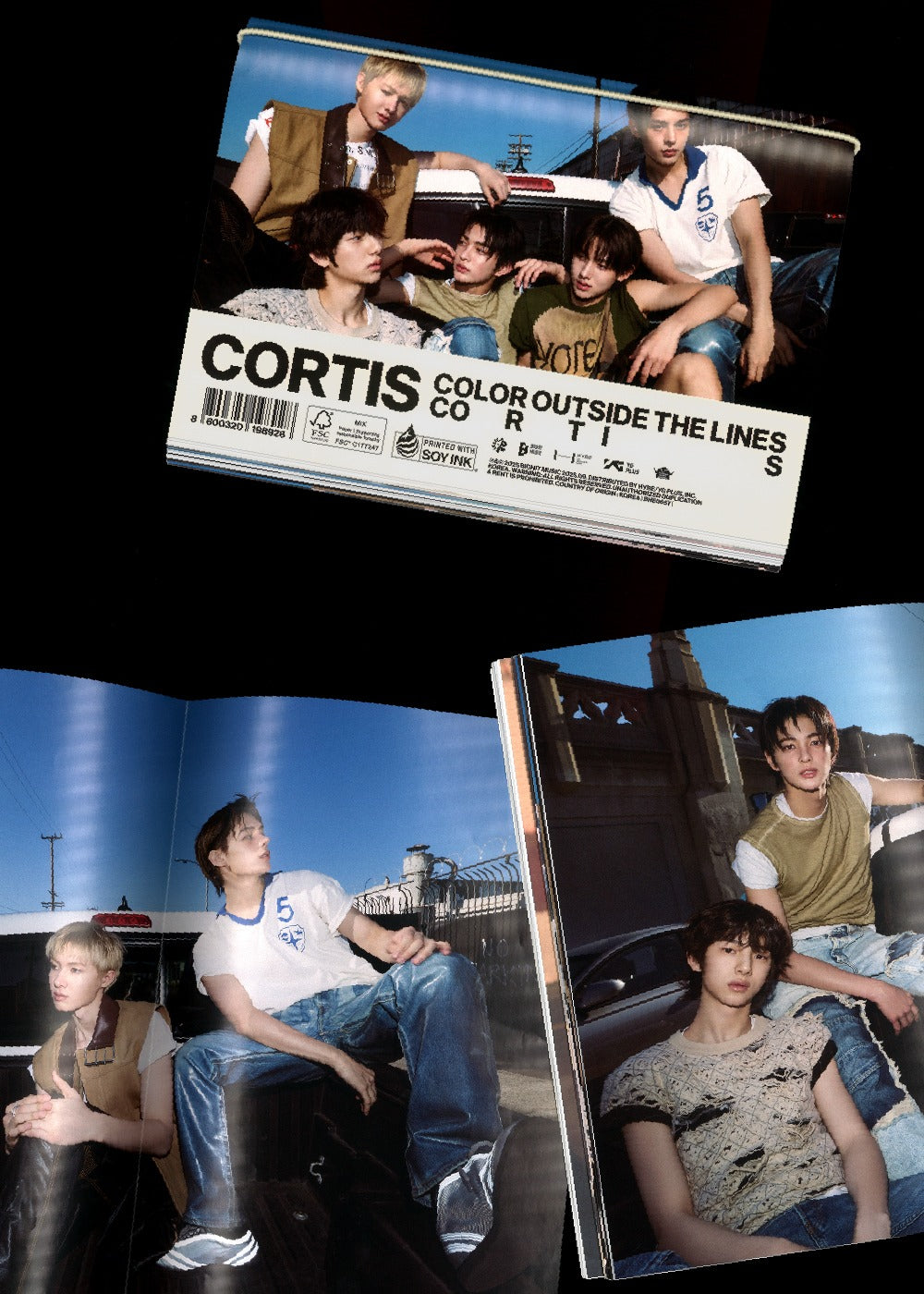 CORTIS - The 1st EP [COLOR OUTSIDE THE LINES] (3 Versions).