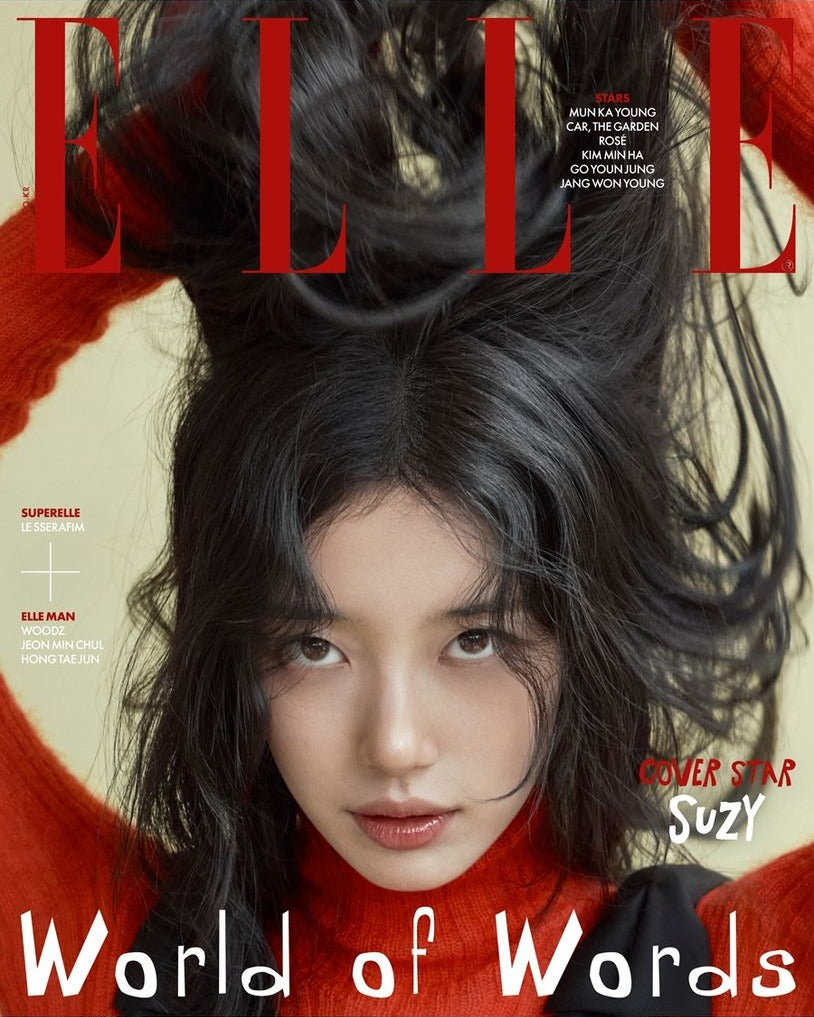 ELLE Magazine - 2025.10 Cover Suzy (Le Sserafim - Hanbok Pictorial, Woodz, Jeon Min Chul, Hong Taejun, Mun Ka Young, Rose, Kim Min Ha, Go Youn Jung, Jang Won Young).