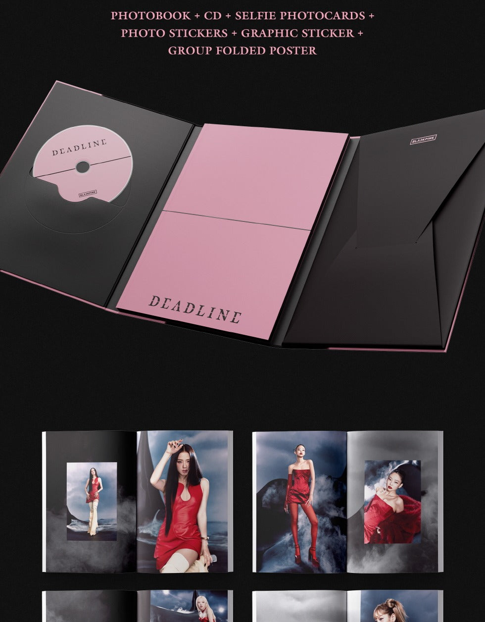 BLACKPINK - 3rd Mini Album [DEADLINE] Standard Version (2 Versions)(POB Option Available).
