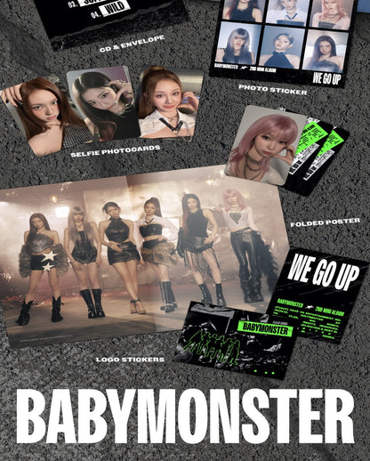 BABYMONSTER - 2nd Mini Album [WE GO UP] (3 Versions).