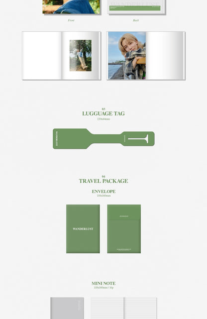 (PRE-ORDER 2025-09-05) JEONGHAN (Seventeen) - [WANDERLUST PHOTOBOOK] (Musicplant POB 1ea Included - (8 x 15cm Selfie).