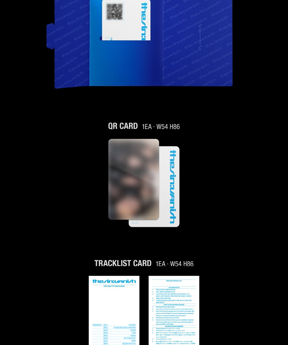 ENHYPEN - 7th Mini Album [THE SIN : VANISH] Weverse Albums Version