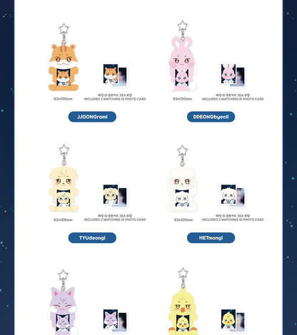 (PRE-ORDER 2026-11-15) ATEEZ x ANITEEZ - POP-UP [ANITEEZ IN DEJA VU] ACRYLIC MAGNETIC ID PHOTO HOLDER (POB Included Based on Order Amount)
