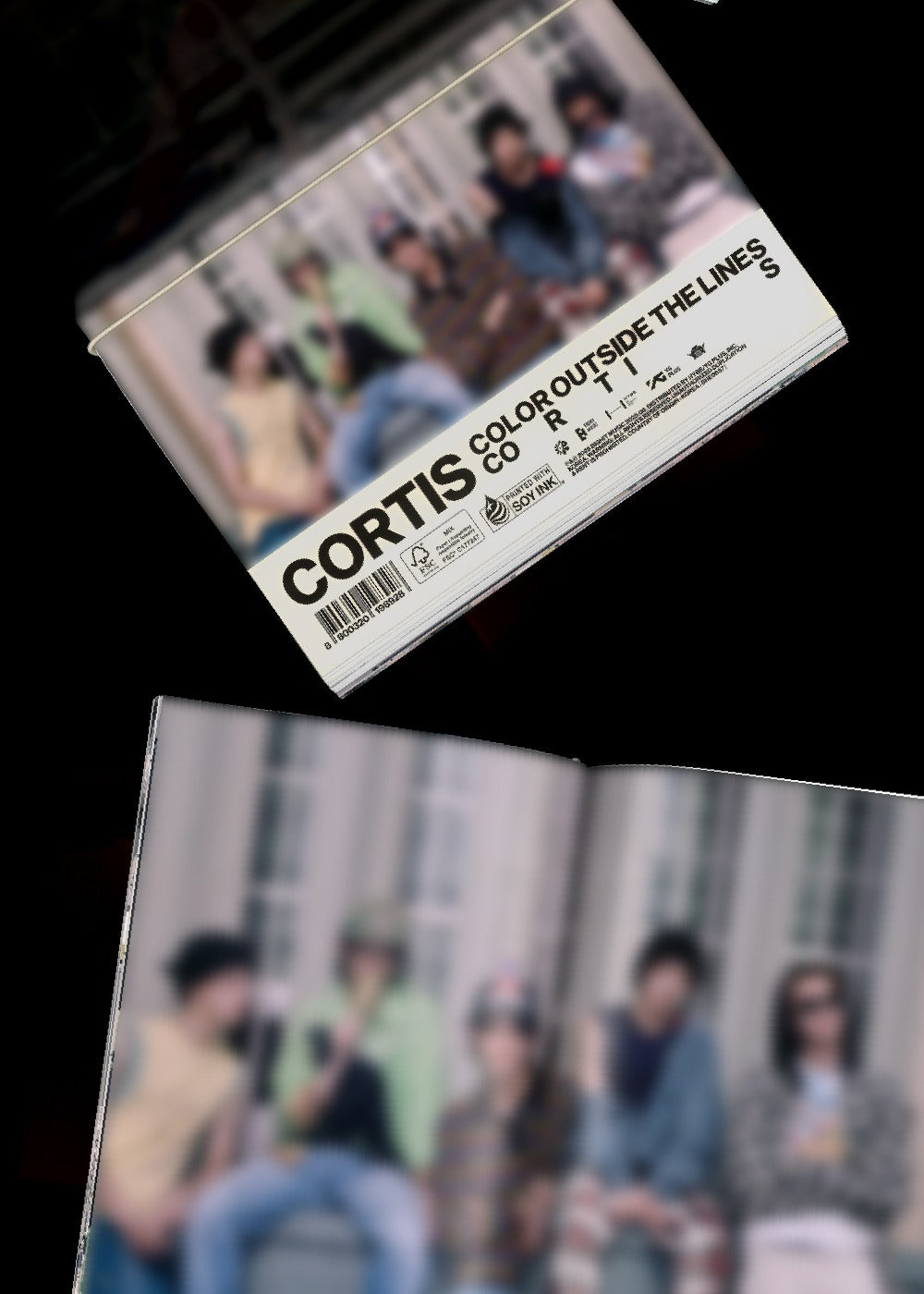 (PRE-ORDER 2025-09-08) CORTIS - The 1st EP [COLOR OUTSIDE THE LINES] (3 Versions) Random 1ea (POB - Photocard 1ea Included - Pre-order only)