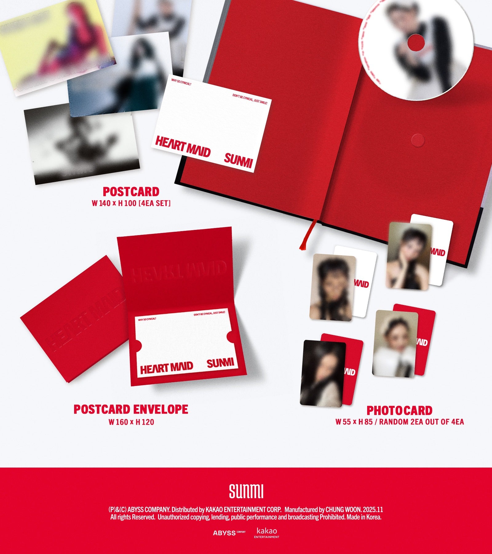 Sunmi - 1st Full Album [HEART MAID]. – K-Towns