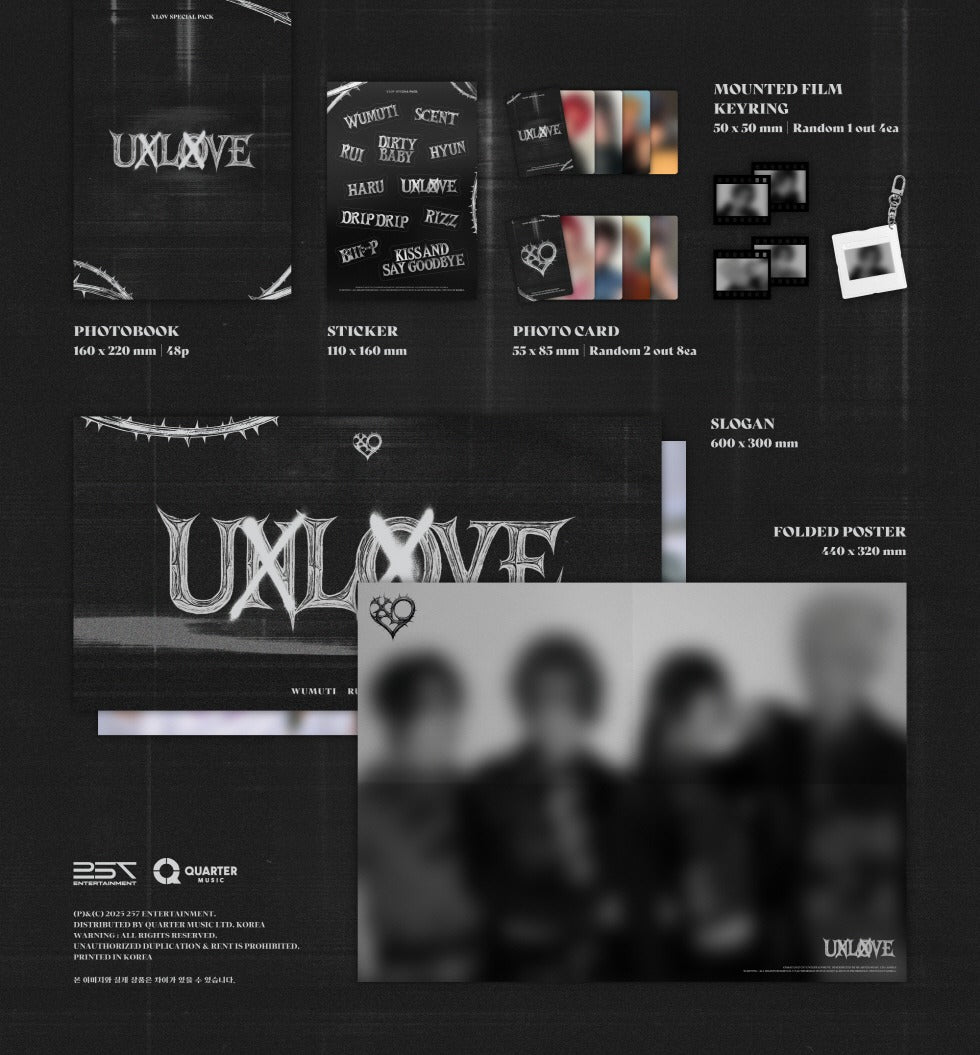 (PRE-ORDER 2025-11-06) XLOV - 1st Mini Album [UXLXVE] Special Pack.