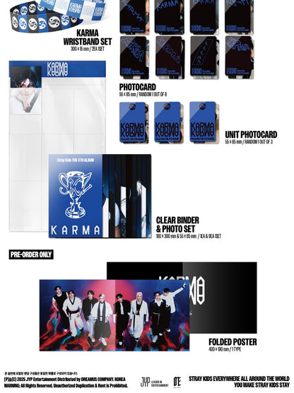 (PRE-ORDER 2025-08-22) Stray Kids - 4th Full Album [KARMA] KARMA Version (Limited Version)