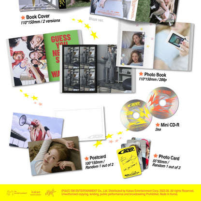 (PRE-ORDER 2025-08-05) BoA - 11th Album [CRAZIER] Louder Version (2 Versions) Random 1ea