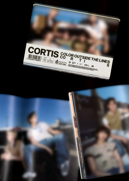 (PRE-ORDER 2025-09-08) CORTIS - The 1st EP [COLOR OUTSIDE THE LINES] (3 Versions) Random 1ea (POB - Photocard 1ea Included - Pre-order only)