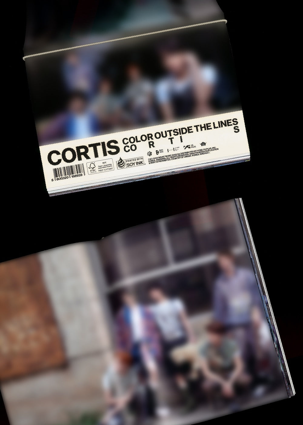 (PRE-ORDER 2025-09-08) CORTIS - The 1st EP [COLOR OUTSIDE THE LINES] (3 Versions) Random 1ea (POB - Photocard 1ea Included - Pre-order only)
