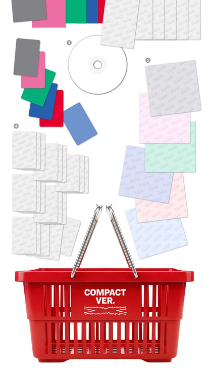 (PRE-ORDER 2025-10-24) LE SSERAFIM - 1st Single Album [SPAGHETTI] Compact Version (6 Versions) Random 1ea