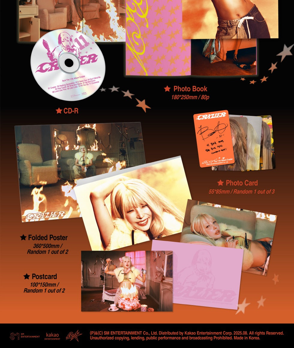 BoA - 11th Album [CRAZIER] Crazier Version.