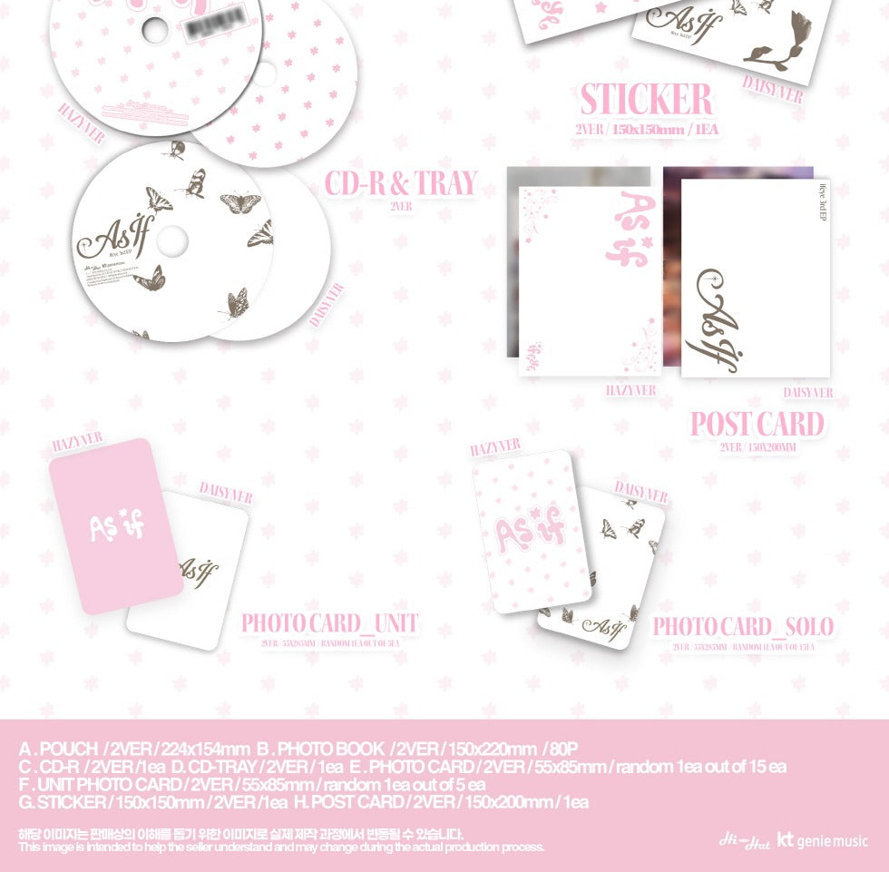 ifeye - 3rd EP Album [As if] Photobook Version (2 Versions)