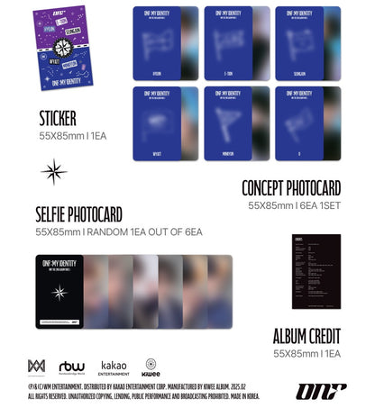 ONF - 2nd Album Part. 1 [ONF: MY IDENTITY] KIWEE Album