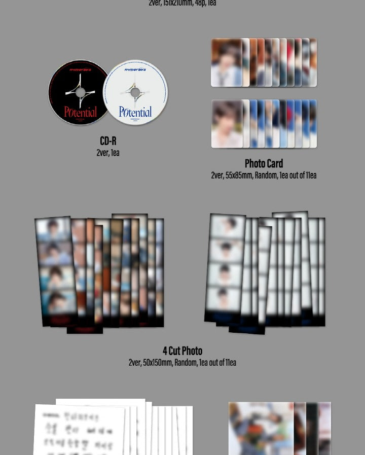 FANTASY BOYS 2nd Mini Album Potential (2 Versions).
