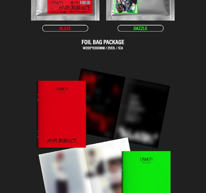 DXMON 1st Mini Album Hyperspace (2 Versions).
