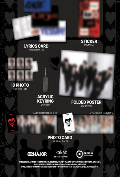 (PRE-ORDER 2026-04-29) 82MAJOR - 5th Mini Album [FEELM] PHOTO BOOK Version