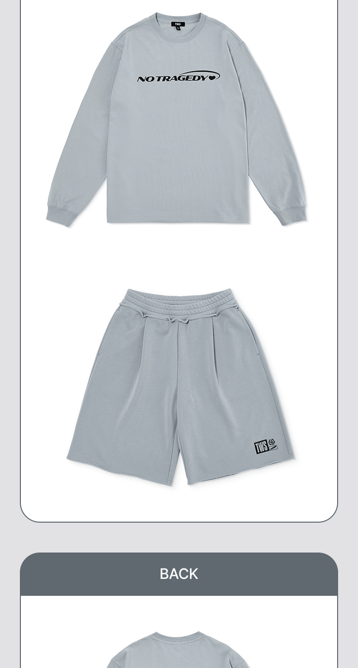 TWS - OFFICIAL MD [TWS: NO TRAGEDY♥] L/S T-Shirt Set-up [Summer Beat!] PLUSH KEYRING (2 Options)
