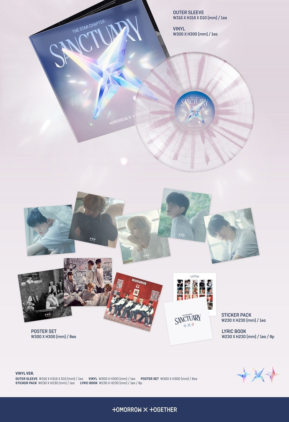 K-POP・アジア TXT SANCTUARY TOMORROW X TOGETHER TOMORROW X TOGETHER (TXT) Album SANCTUARY - The Star Chapter