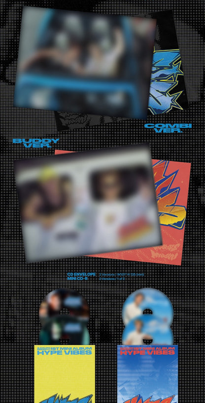 (PRE-ORDER 2025-09-29) S.COUPS x MINGYU (Seventeen) - 1st Mini Album [HYPE VIBES] Standard Version (2 Versions) Set