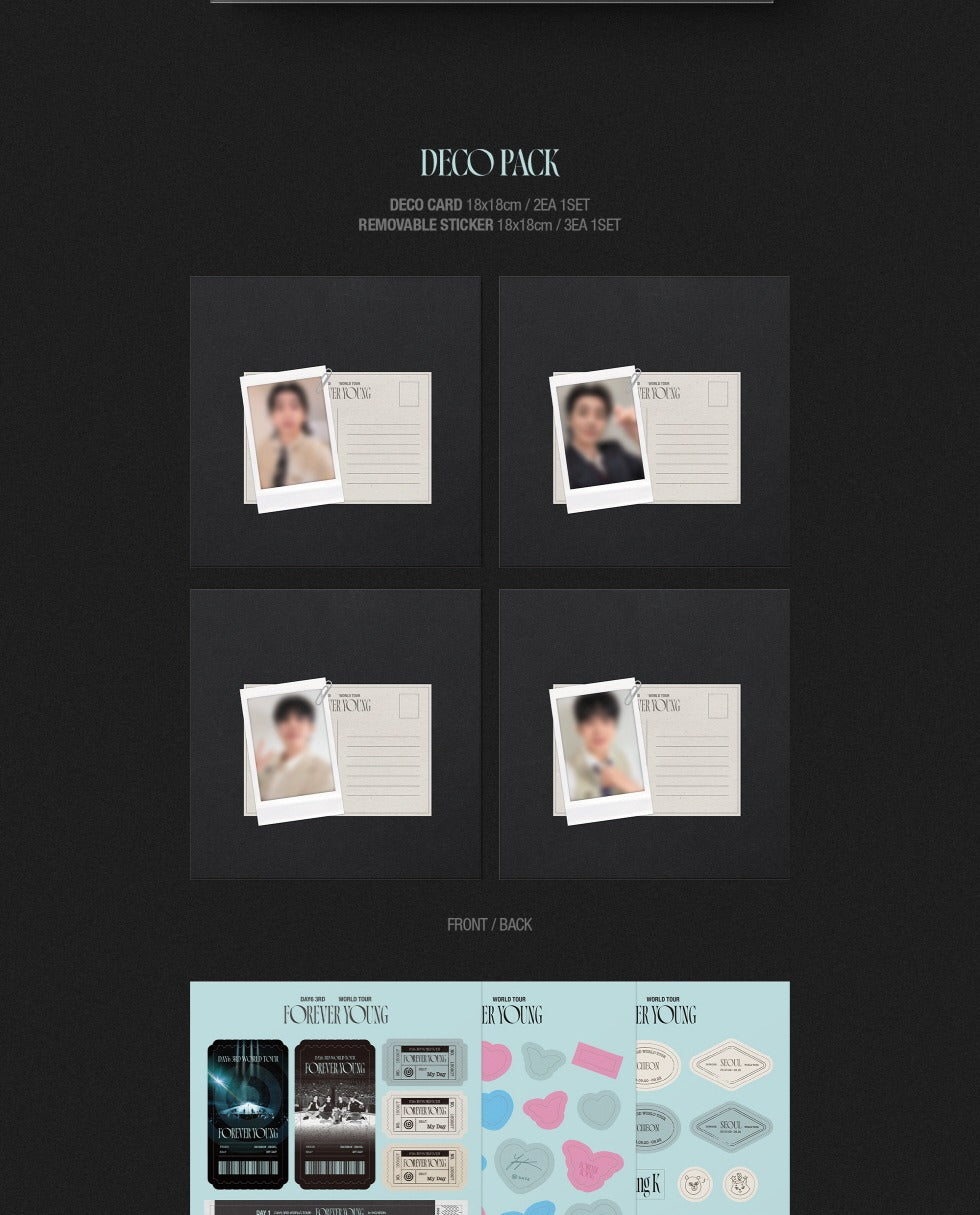 Day6 - Day6 3rd World Tour [Forwever Young] Blu-ray (3 Disc)(POB - Photocard 4ea Included)