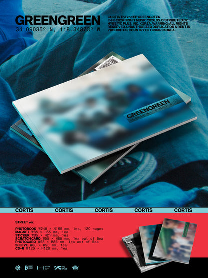 (PRE-ORDER 2026-05-04) CORTIS - The 2nd EP [GREENGREEN] Strandard Version (3 Versions) Random 1ea (POB Included - Pre Order Only)