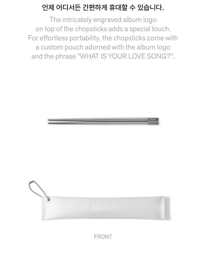 BTS - 5th Album [ARIRANG] Official Merch (Chopsticks)(POB Photocard Included).