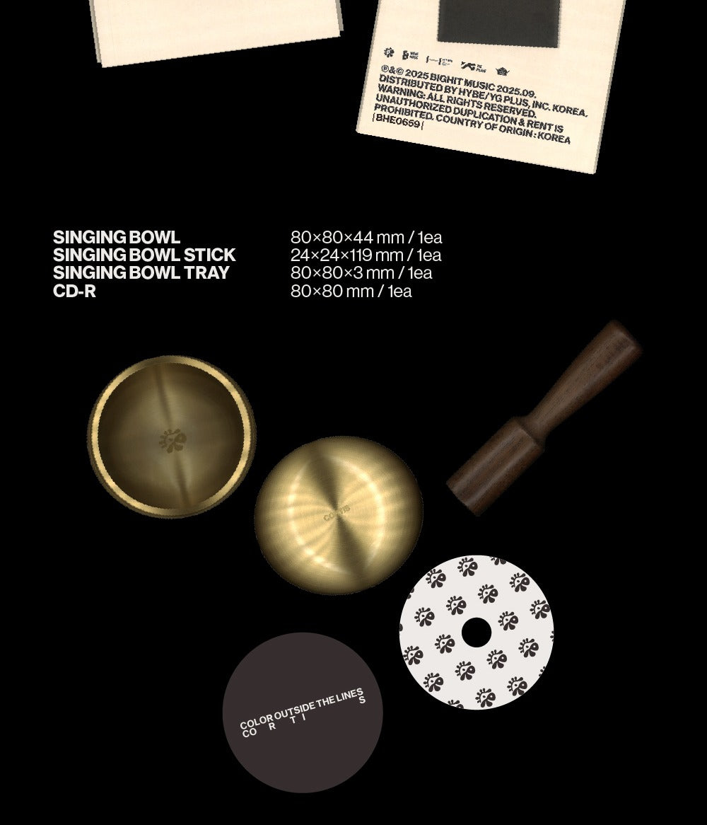 (PRE-ORDER 2025-09-08) CORTIS - The 1st EP [COLOR OUTSIDE THE LINES] Singing Bowl Version