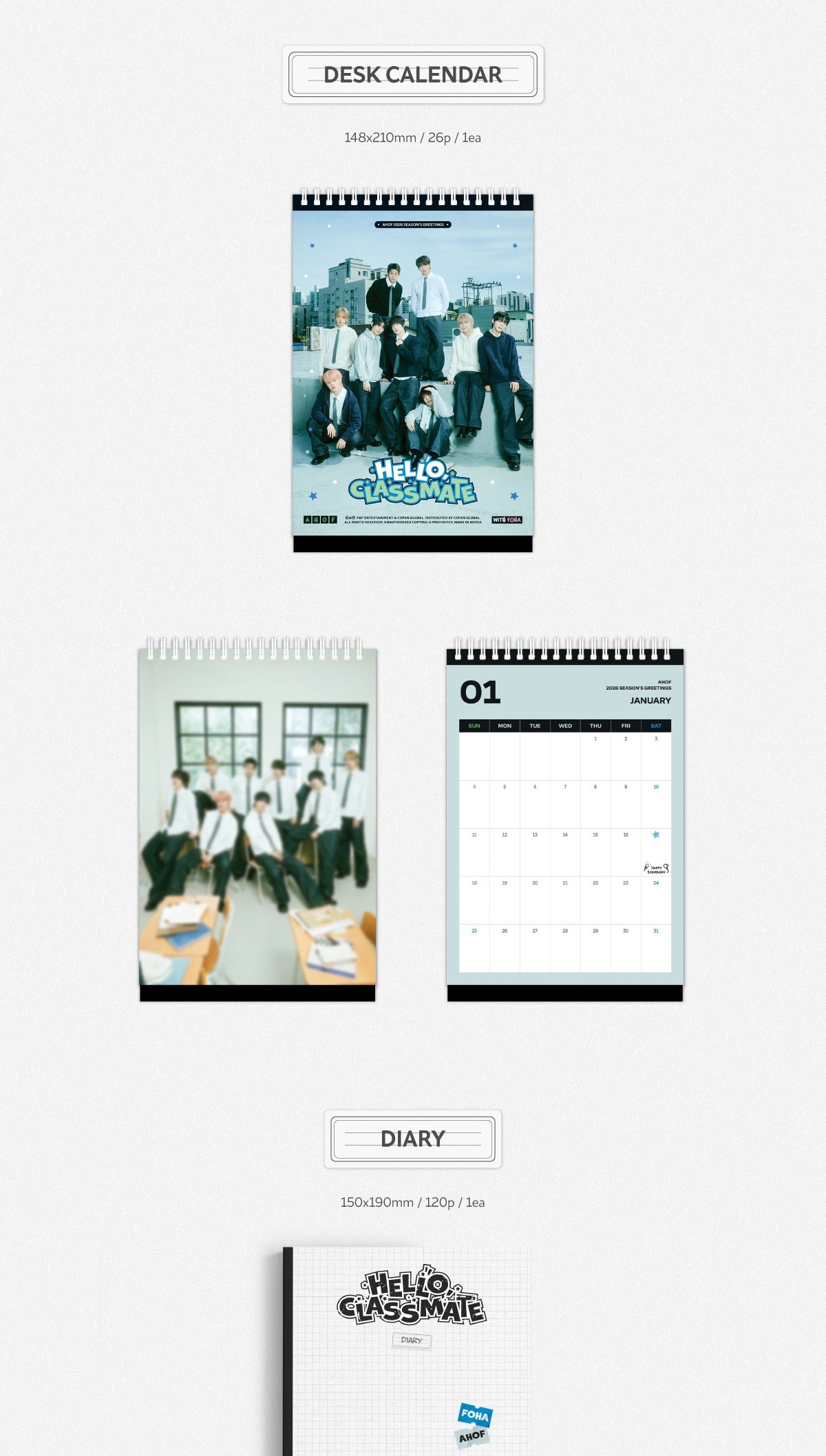 AHOF - 2026 Season's Greetings [HELLO CLASSMATE]