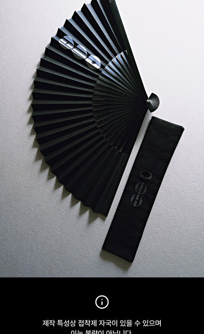 (PRE-ORDER 2026-06-15) BTS - 5th Album [ARIRANG] Official Merch (Folding Fan)(POB Photocard Included).