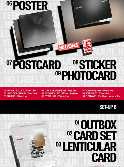 YEONJUN (TXT) - [NO LABELS: PART 01] (3 Versions)(RESTOCK 2026-02-21).