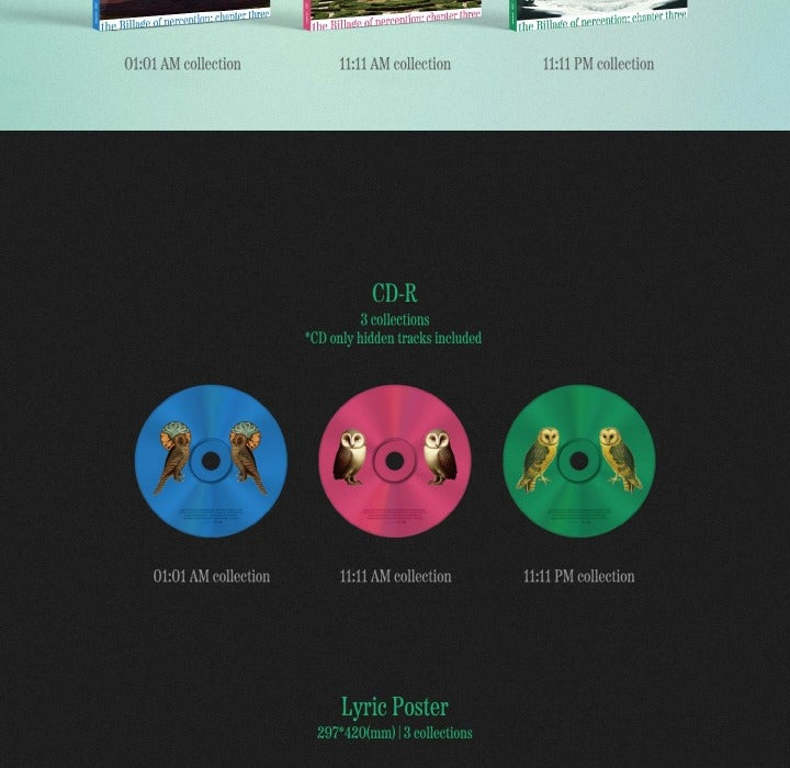 Billlie - 4th Mini Album The billage of perception: chapter three (3 Versions).
