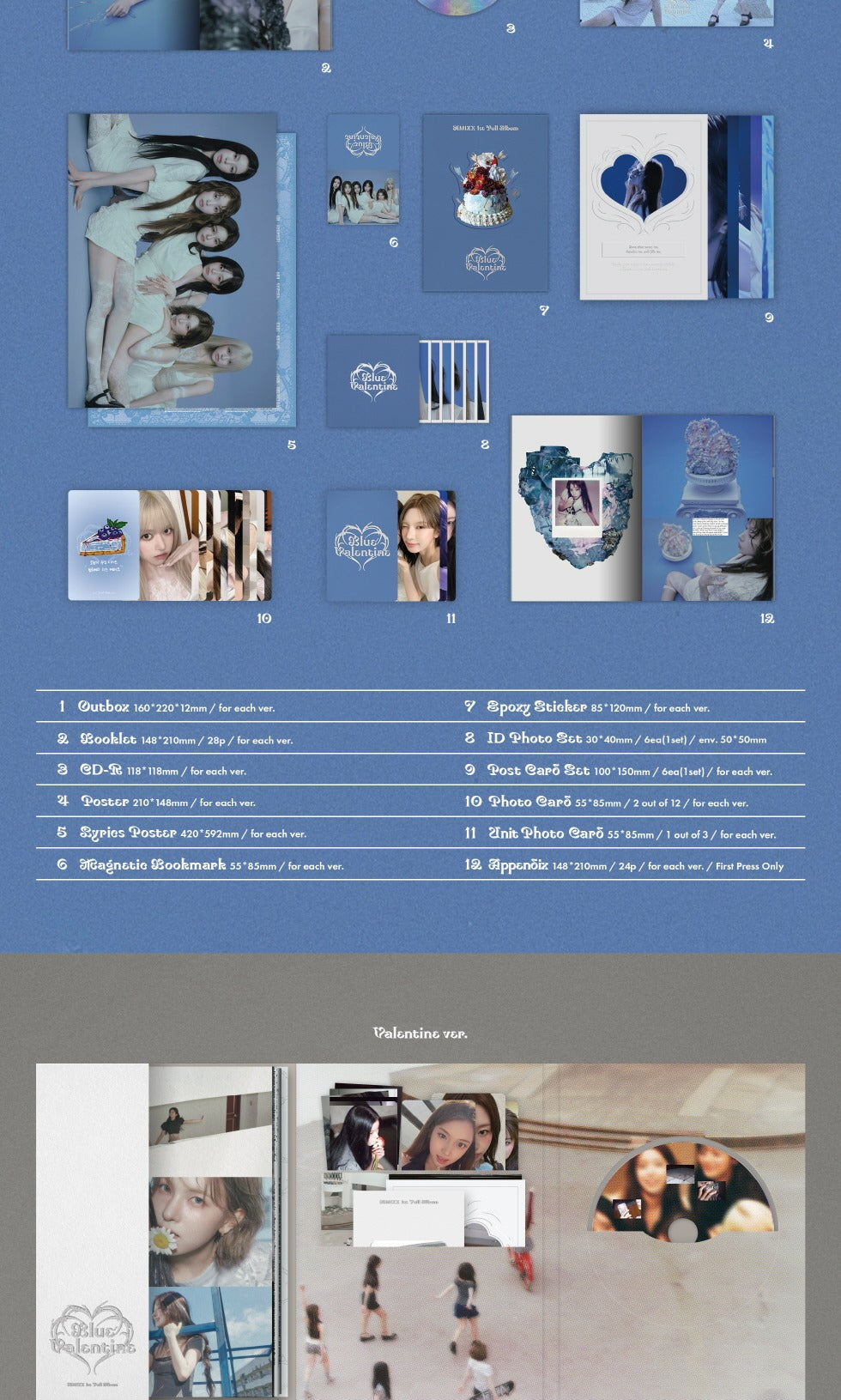 NMIXX - 1st Full Album [Blue Valentine] (3 Versions)(RESTOCK)