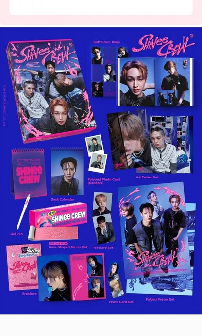 (PRE-ORDER 2026-01-30) SHINee - 2026 Season's Greetings (POB - Photocard Set + Removable Sticker)(💝 K-Towns 2026 Season's Greetings Event!)