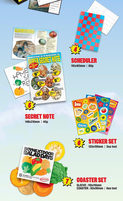 (PRE-ORDER 2025-12-24) BOYNEXTDOOR - 2026 Season's Greetings [SALAD DAYS](POB - Unit Printed Photo 2ea)(💝 K-Towns 2026 Season's Greetings Event!)