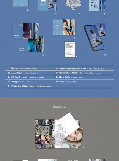 NMIXX - 1st Full Album [Blue Valentine] Platform Album POCAALBUM Version (3 Versions).