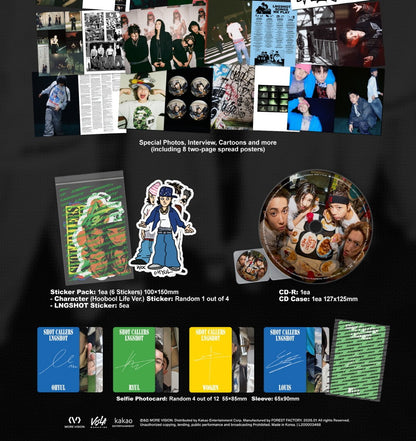 (PRE-ORDER 2026-01-14) LNGSHOT - EP Album [SHOT CALLERS] Magazine Version