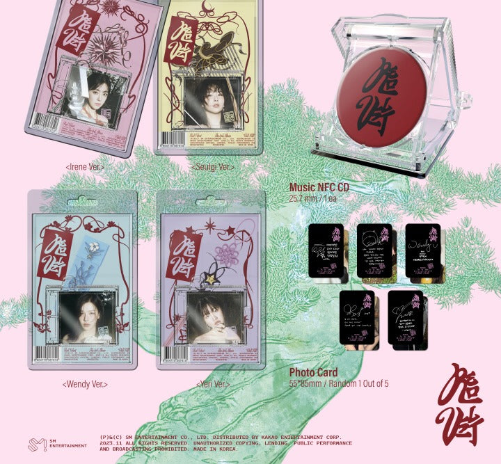 RED VELVET 3rd Album Chill Kill SMini Version (5 VERSIONS)