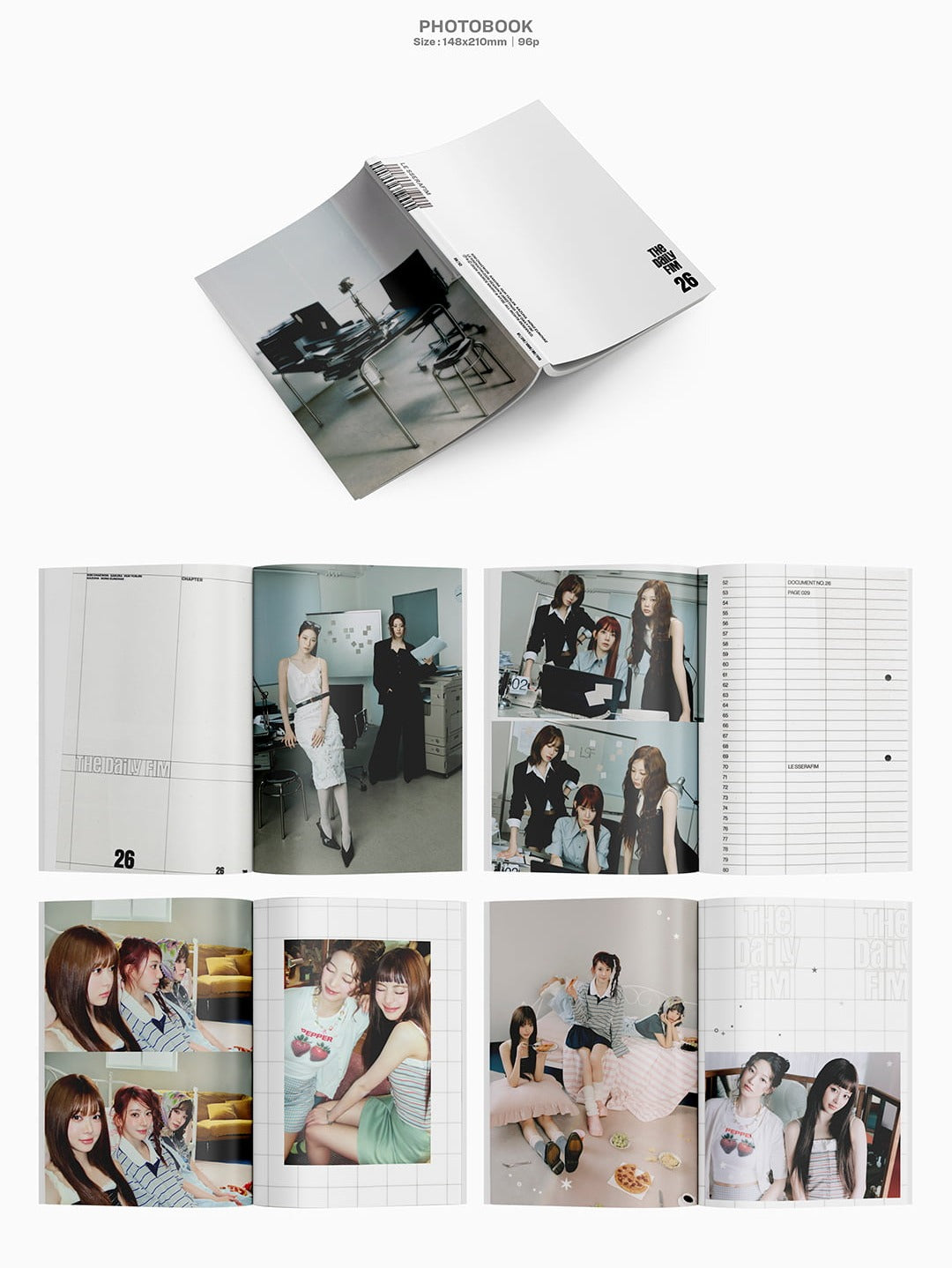 (PRE-ORDER 2025-12-24) LE SSERAFIM - 2026 Season's Greetings [THE DAILY FIM](POB - Unit Printed Photo 2ea)(💝 K-Towns 2026 Season's Greetings Event!)