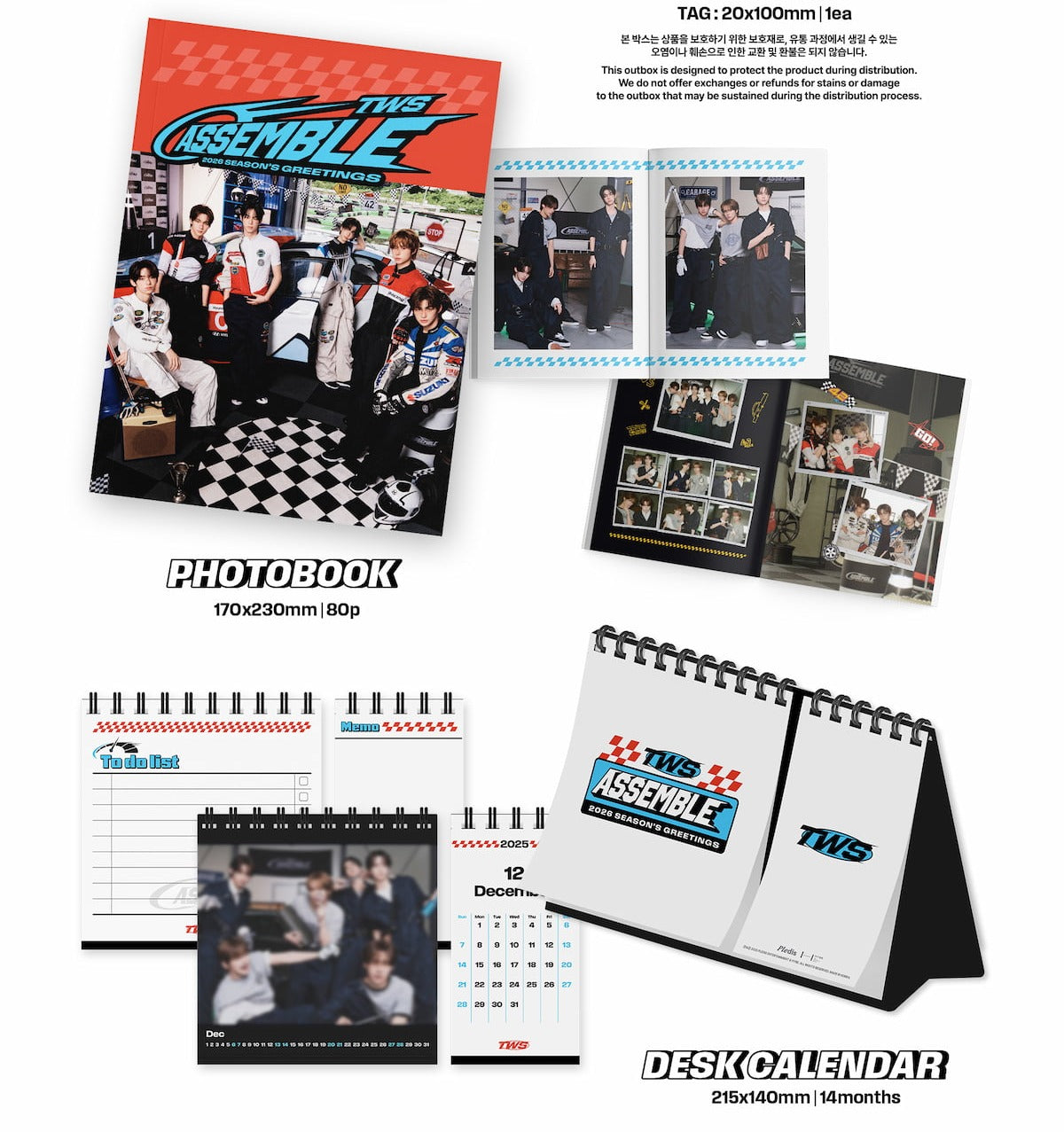 (PRE-ORDER 2025-12-24) TWS - 2026 Season's Greetings [TWS ASSEMBLE](POB - Unit Printed Photo 3ea)(💝 K-Towns 2026 Season's Greetings Event!)