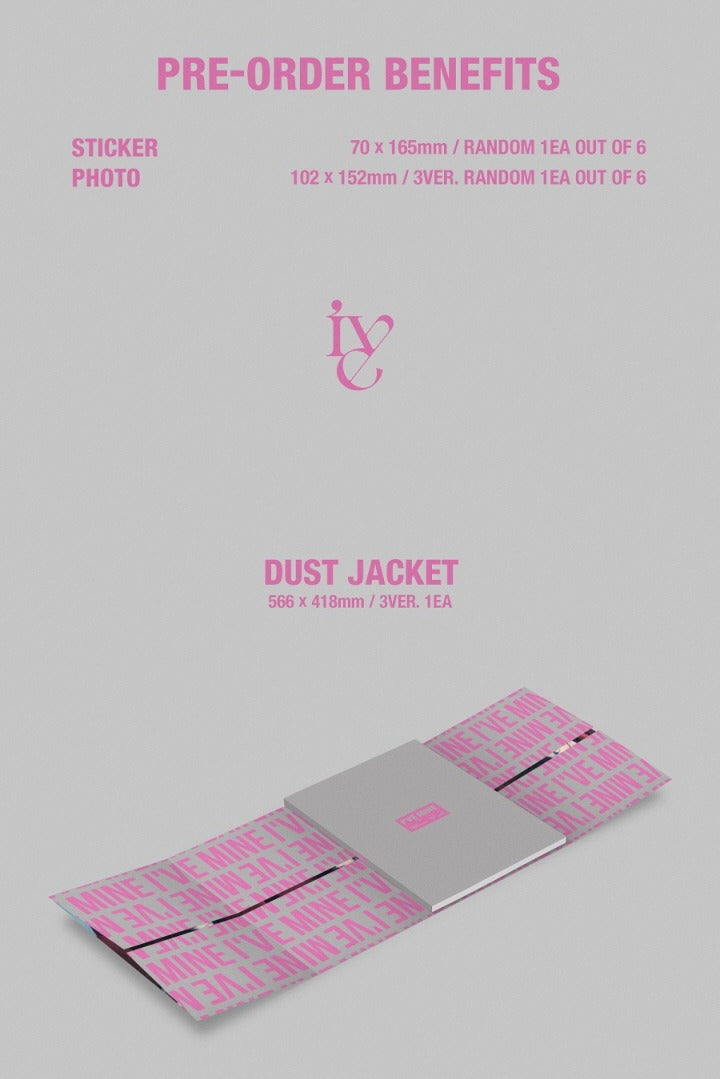 IVE - 1st EP Album [I'VE MINE] (4 versions).
