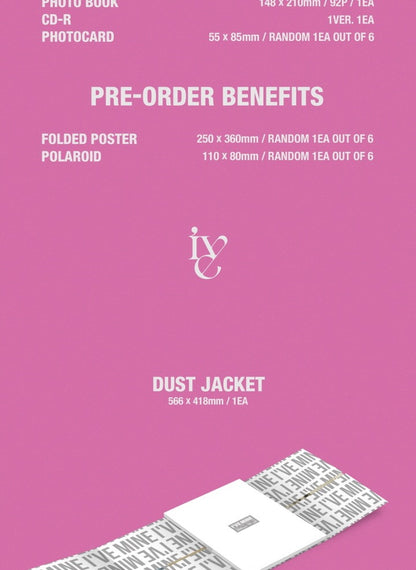 IVE - 1st EP Album [I'VE MINE] (4 versions).