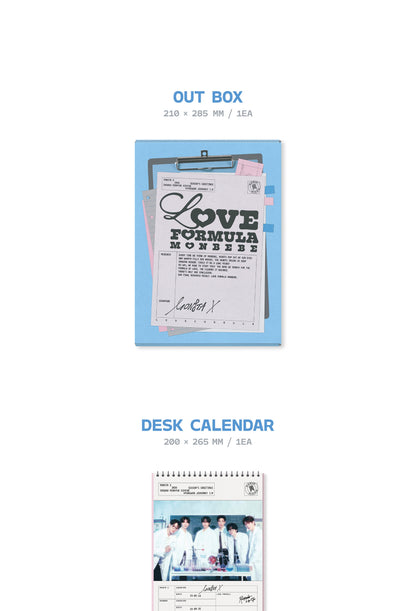 (PRE-ORDER 2025-12-26) MONSTA X - 2026 Season's Greetings [LOVE FORMULA MONBEBE](💝 K-Towns 2026 Season's Greetings Event!)