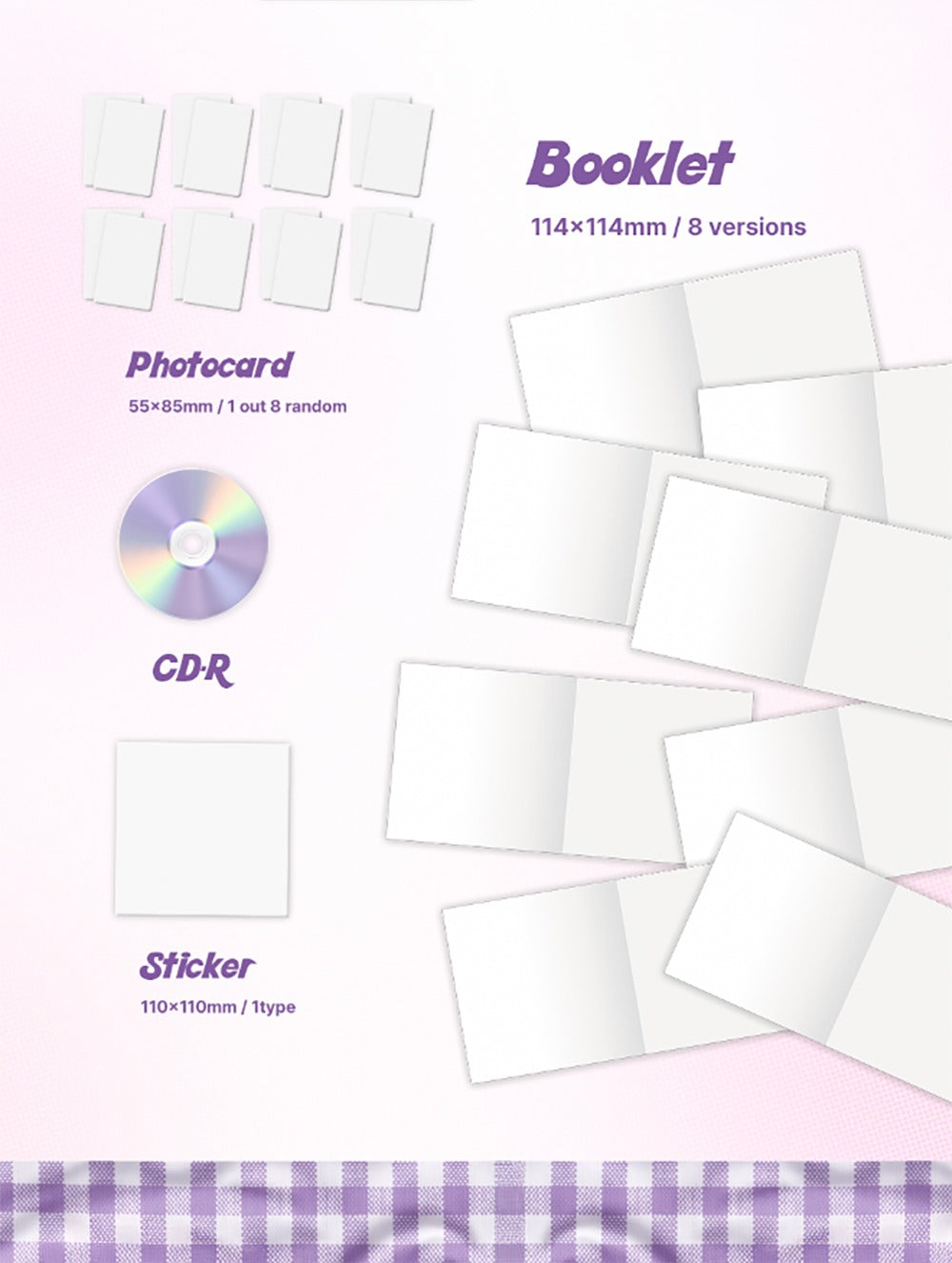 SAY MY NAME - 3rd EP Album [&Our Vibe] HYPE VIBE Version (8