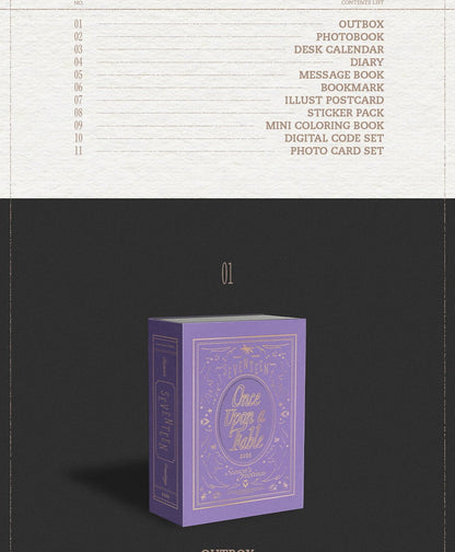 (PRE-ORDER 2025-12-26) Seventeen - 2026 Season's Greetings [Once Upon a Fable](POB - Member Printed Photo 11ea)(💝 K-Towns 2026 Season's Greetings Event!)