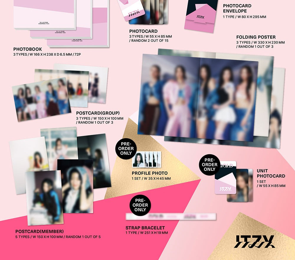 ITZY - GOLD [MUSIC KOREA] PREORDER EXCLUSIVE OFFICIAL