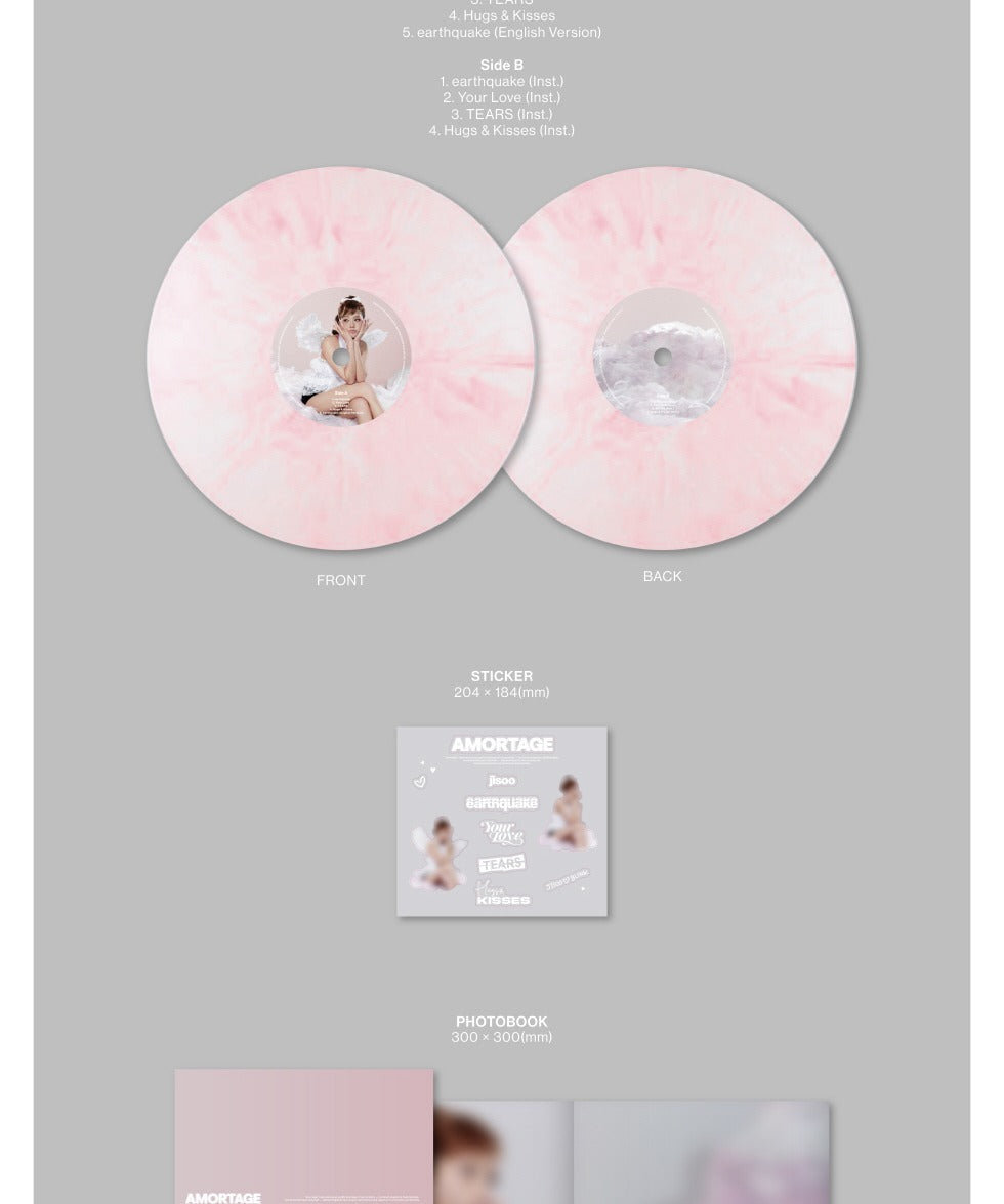 K-POP・アジア BLACKPINK JISOO SINGLE VINYL LP JISOO (BLACKPINK) - 1st Single [VINYL LP] (Limited Edition ver.)