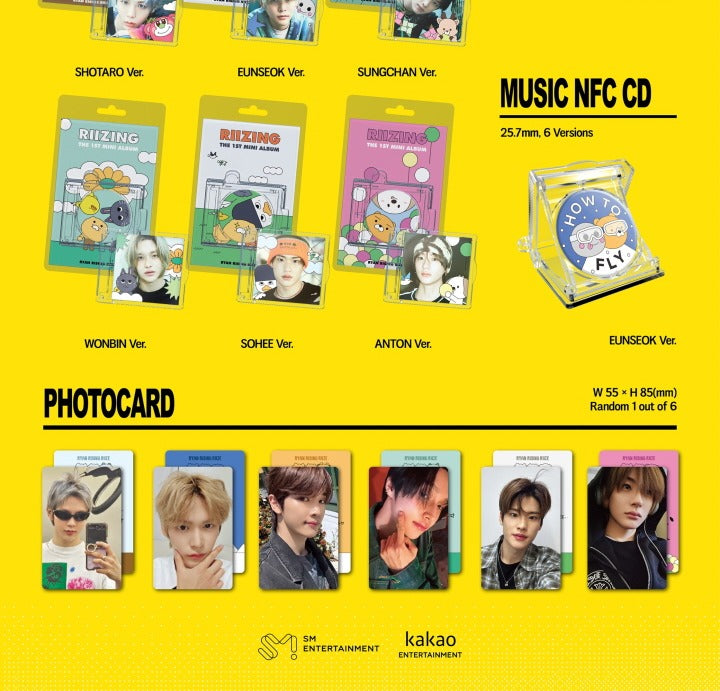 RIIZE 1st Mini Album RIIZING SMini Version (6 Versions) Random – K