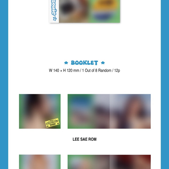Fromis_9 (F9) - 3rd Single Album Supersonic Compact Version (8 Versions) Random 1ea.