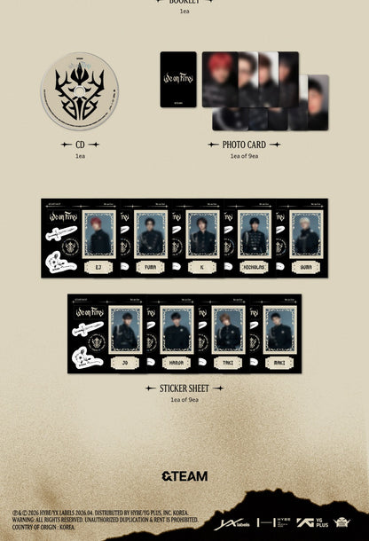 &TEAM - Japan 3rd EP Album [We on Fire] Standard Edition